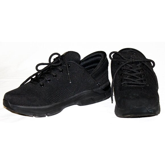 Zeba Handsfree Sneaker black slip resistant sole comfort shoe 11